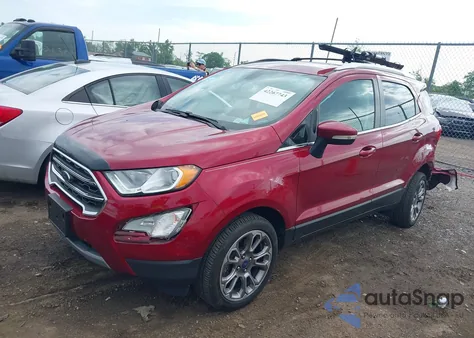 2018 Ford Ecosport Titanium z USA, uszkodzony, nr VIN MAJ6P1WL8JC165345